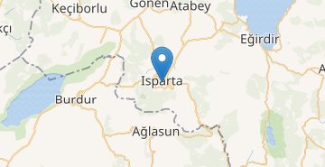 Mapa Isparta