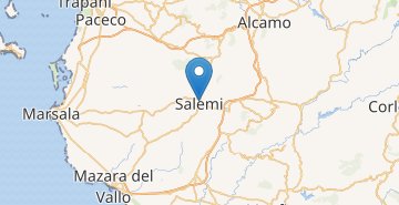 地図 Salemi