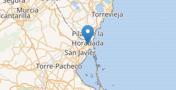 Χάρτης San Pedro Del Pinatar