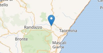 Zemljevid Castiglione di Sicilia