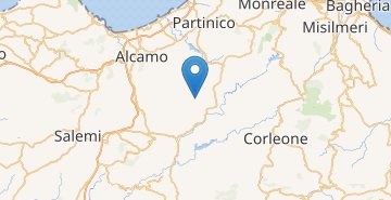 Karte Camporeale