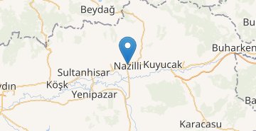 地図 Nazilli