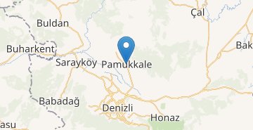 Карта Памуккале