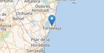 Zemljevid Torrevieja