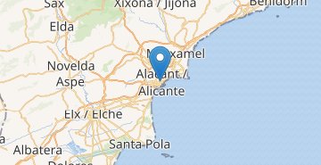 Kaart Alicante