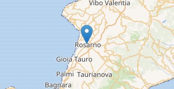 Zemljevid Rosarno