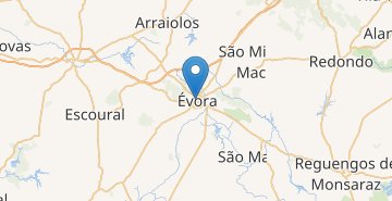 Mapa Evora