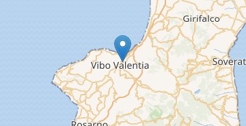 Kaart Vibo Valentia