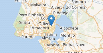 地图 Lisboa airport Humberto Delgado