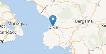 Karte Dikili