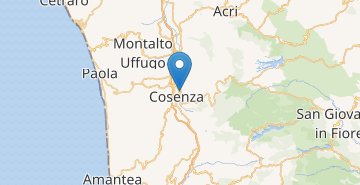 Kaart Cosenza