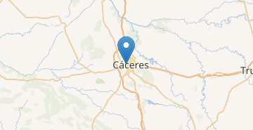 Térkép Caceres