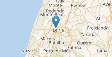 地図 Leiria