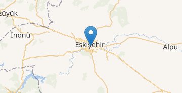 Žemėlapis Eskişehir