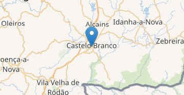 Karte Castelo Branco