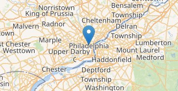 Mapa Philadelphia