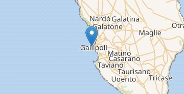 Zemljevid Gallipoli