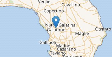 Karte Galatone