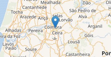 Térkép Coimbra