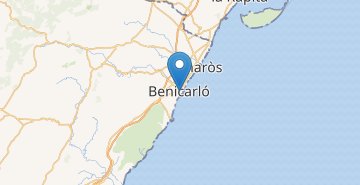 Žemėlapis Benicarlo