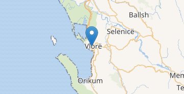 Карта Vlorë