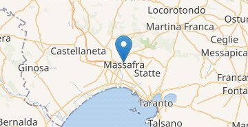 Térkép Massafra
