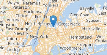 Žemėlapis New York airport LaGuardia