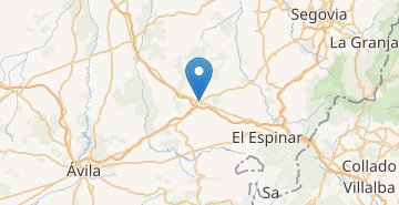 Žemėlapis Villacastín