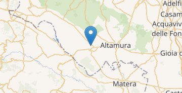 Žemėlapis Gravina in Puglia