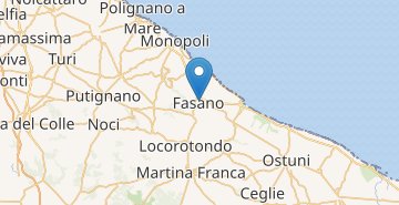 Mapa Fasano