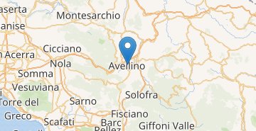 Карта Авеллино