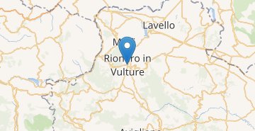 Kaart Rionero in Vulture