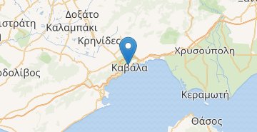 地図 Kavala