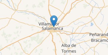 Žemėlapis Salamanca