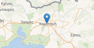 Карта Komotini