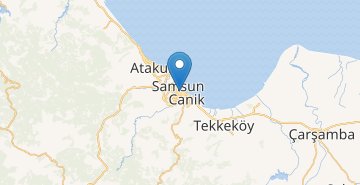 Zemljevid Samsun