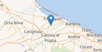 Žemėlapis San Ferdinando di Puglia