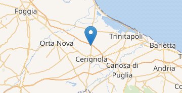 Térkép Cerignola
