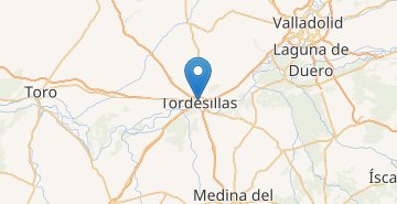 Mappa Tordesillas