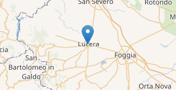 Kaart Lucera