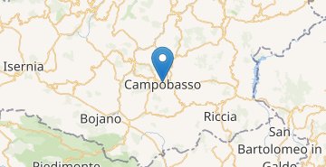 Карта Кампобассо