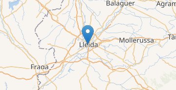 Térkép Lérida