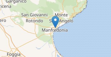 Zemljevid Manfredonia