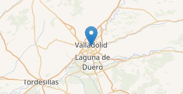 Zemljevid Valladolid