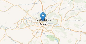 Kaart Aranda De Duero