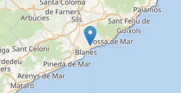 Térkép Lloret de Mar