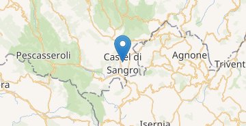 지도 Castel di Sangro