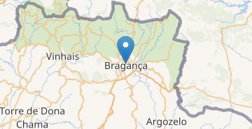Kaart Bragança