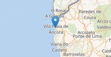 Mapa Vila Praia de Âncora