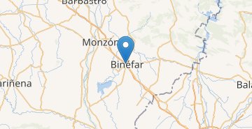 Žemėlapis Binefar